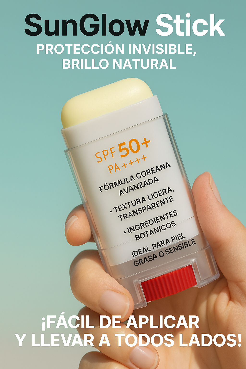 SunGlow Stick – Protección Invisible, Brillo Natural