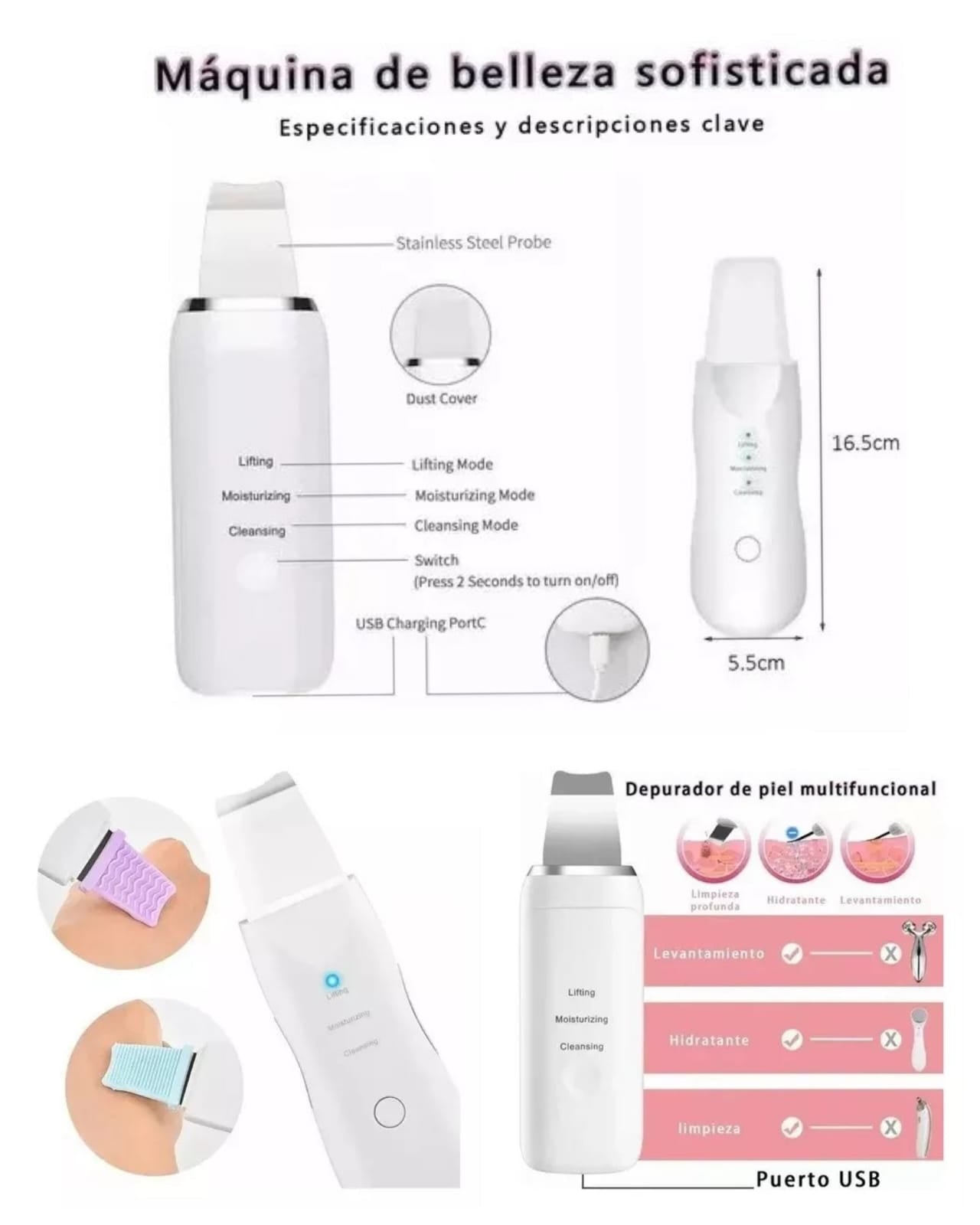 UltraSkin Pro™ – Exfoliación + Rejuvenecimiento Ultrasónico